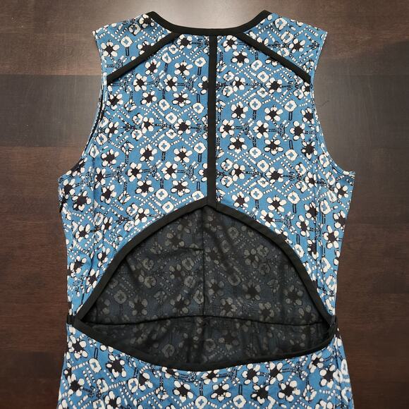 Margaret O'Leary Floral Back Cut Out Maxi Dress Size Small - Picture 7 of 7